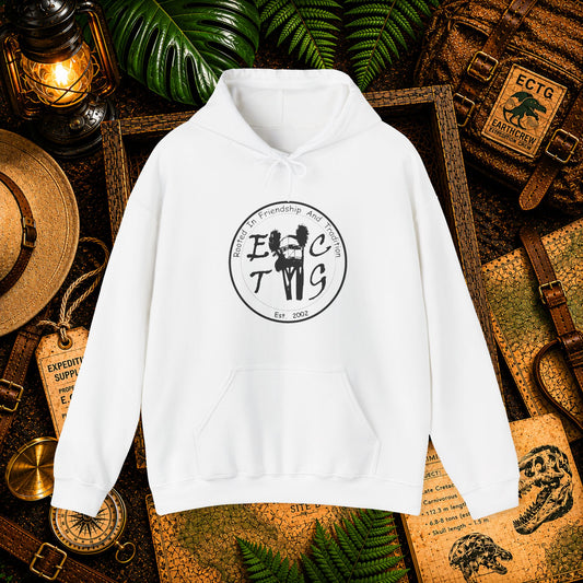 Black Outline ECTG Logo Hooded Sweatshirt