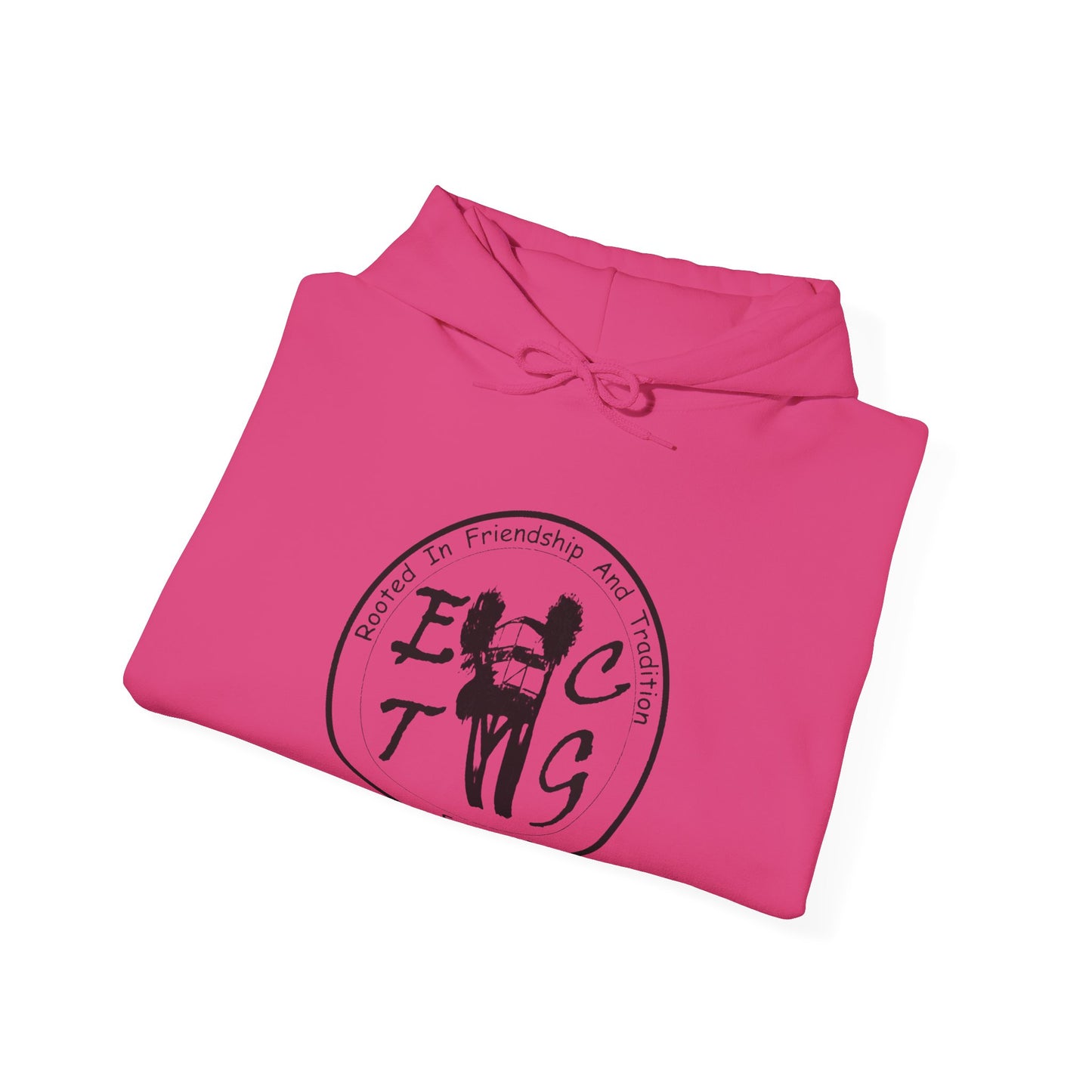 Black Outline ECTG Logo Hooded Sweatshirt