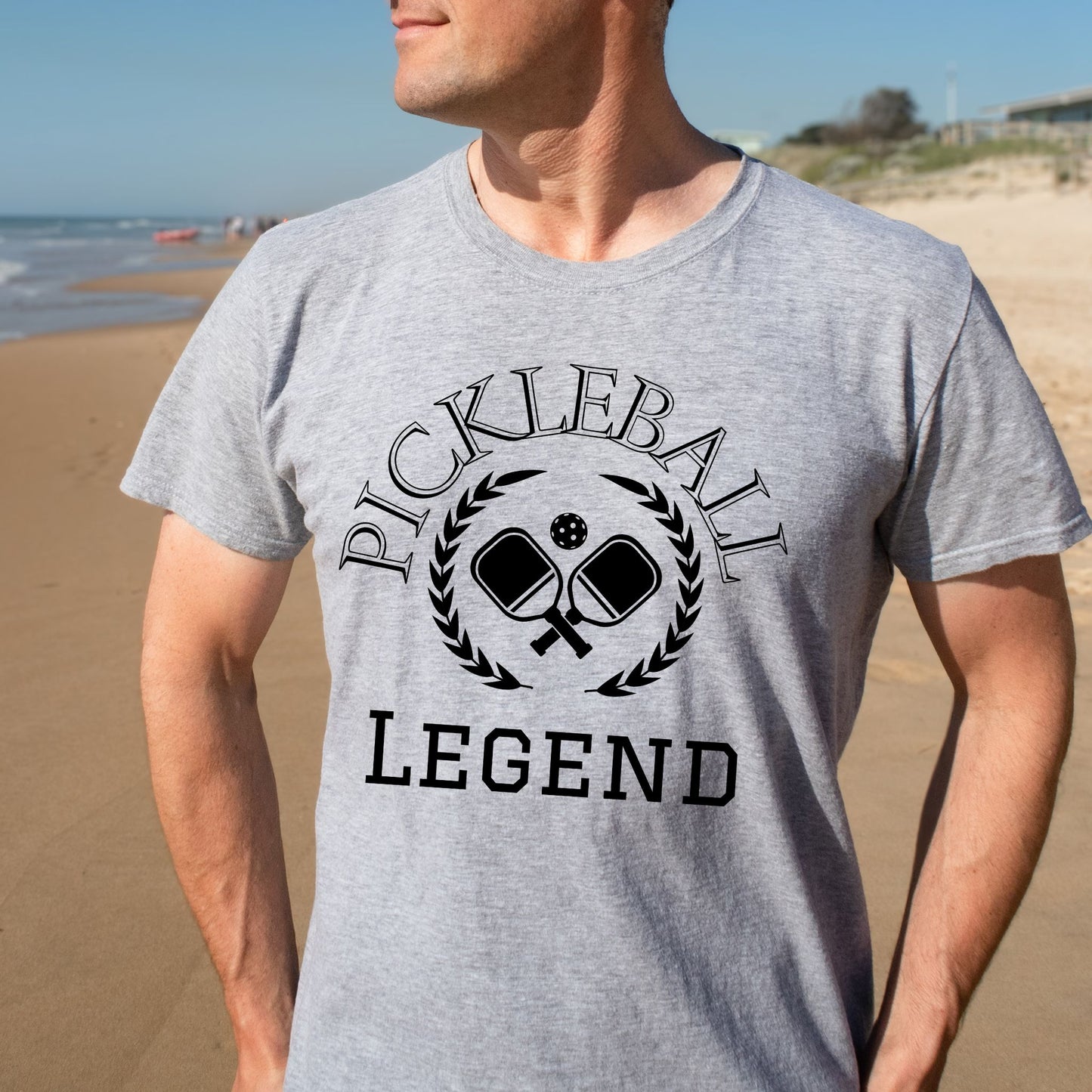 Pickleball Legend T-Shirt – Funny Pickleball Paddle & Ball Graphic Tee