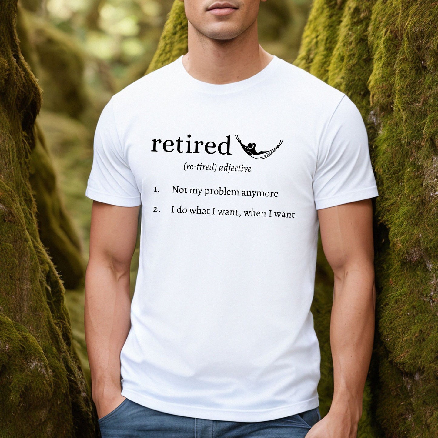 Retired Definition T-Shirt – Funny Retirement Shirt Definition Style Tee