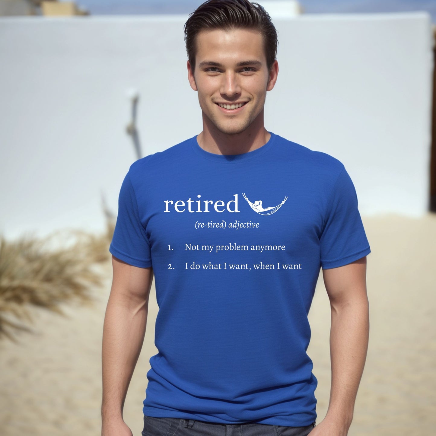 Retired Definition T-Shirt – Funny Retirement Shirt Definition Style Tee