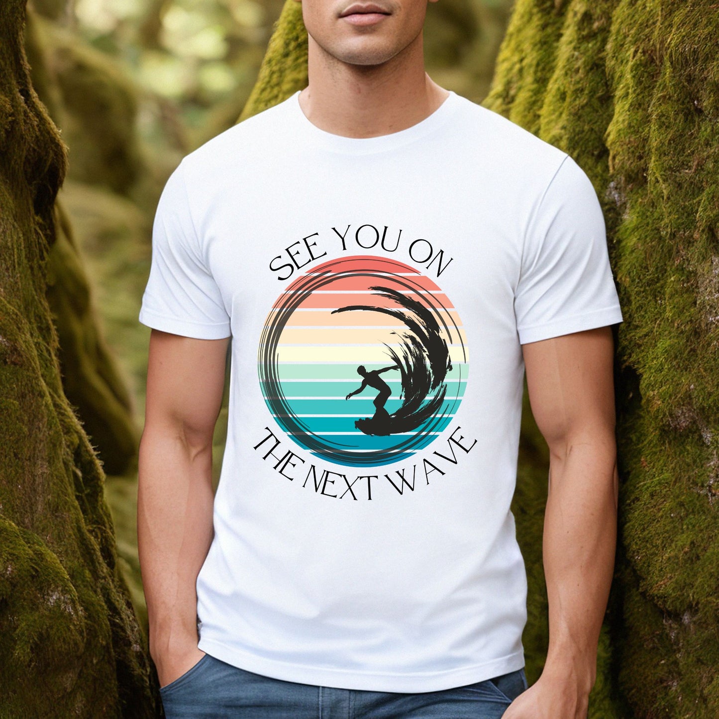 See You On the Next Wave T-Shirt, Retro Surfer Tee , Beach & Ocean Lovers Gift , Surfing Shirt Beach Lover Gift