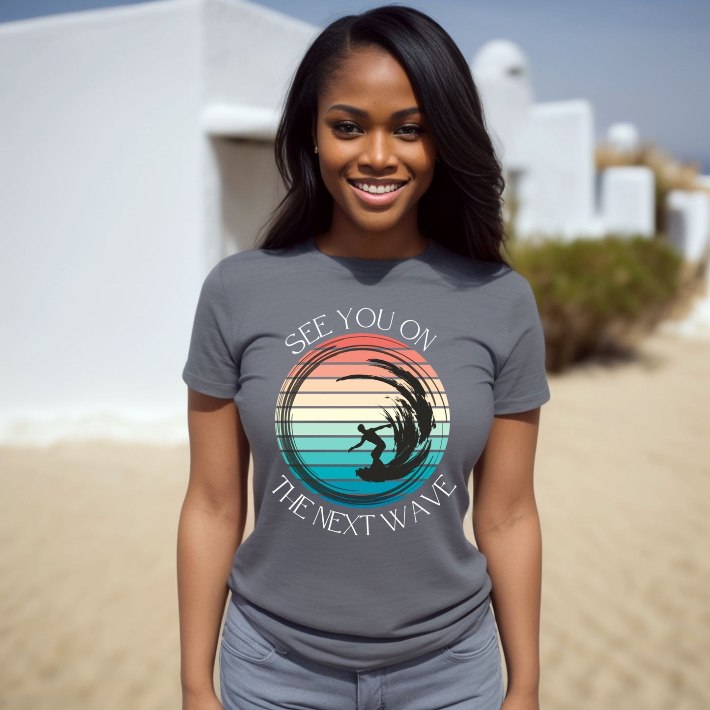 See You On the Next Wave T-Shirt, Retro Surfer Tee , Beach & Ocean Lovers Gift , Surfing Shirt Beach Lover Gift