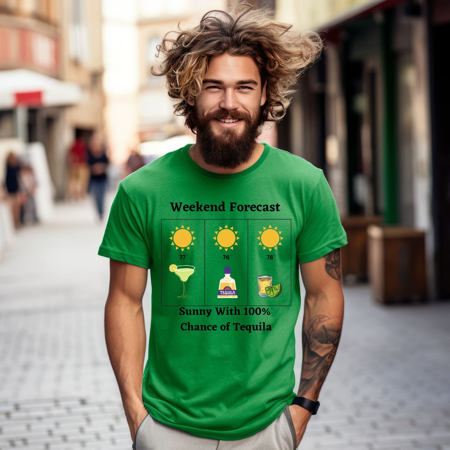 Tequila Weather Forecast T-Shirt, Funny Tequila Tee, Summer and Party Lovers TShirt, Tequila Shirt, Tequila Lover Gift, Party Shirt, Tequila Gift, Drinking Night Shirt