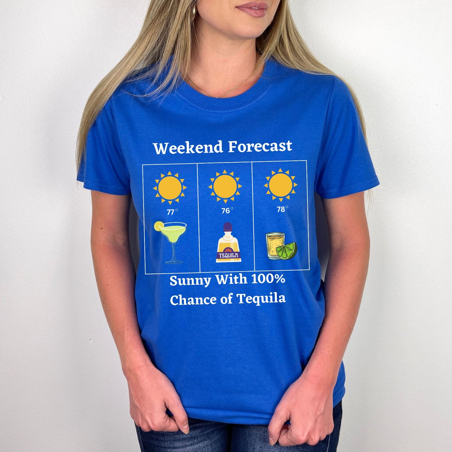 Tequila Weather Forecast T-Shirt, Funny Tequila Tee, Summer and Party Lovers TShirt, Tequila Shirt, Tequila Lover Gift, Party Shirt, Tequila Gift, Drinking Night Shirt