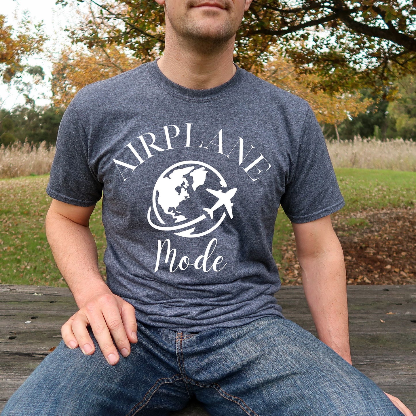 Airplane Mode TShirt Travel Gifts Adventure Time Tee Vacation Shirt Travel Tee