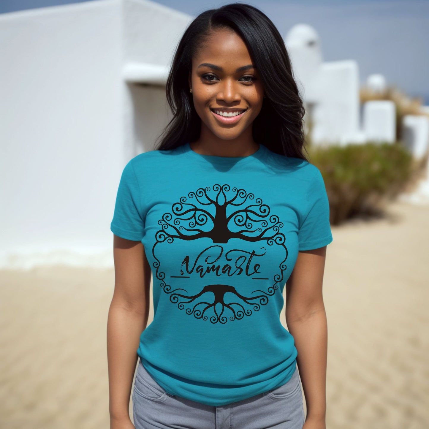 Namaste Shirt Tree Of Life Shirt Meditation Gift Yoga Shirt Meditation Shirt Yoga Gift
