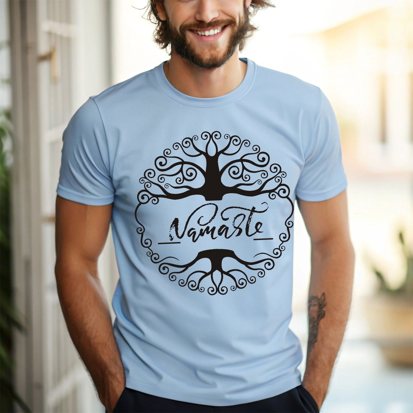 Namaste Shirt Tree Of Life Shirt Meditation Gift Yoga Shirt Meditation Shirt Yoga Gift