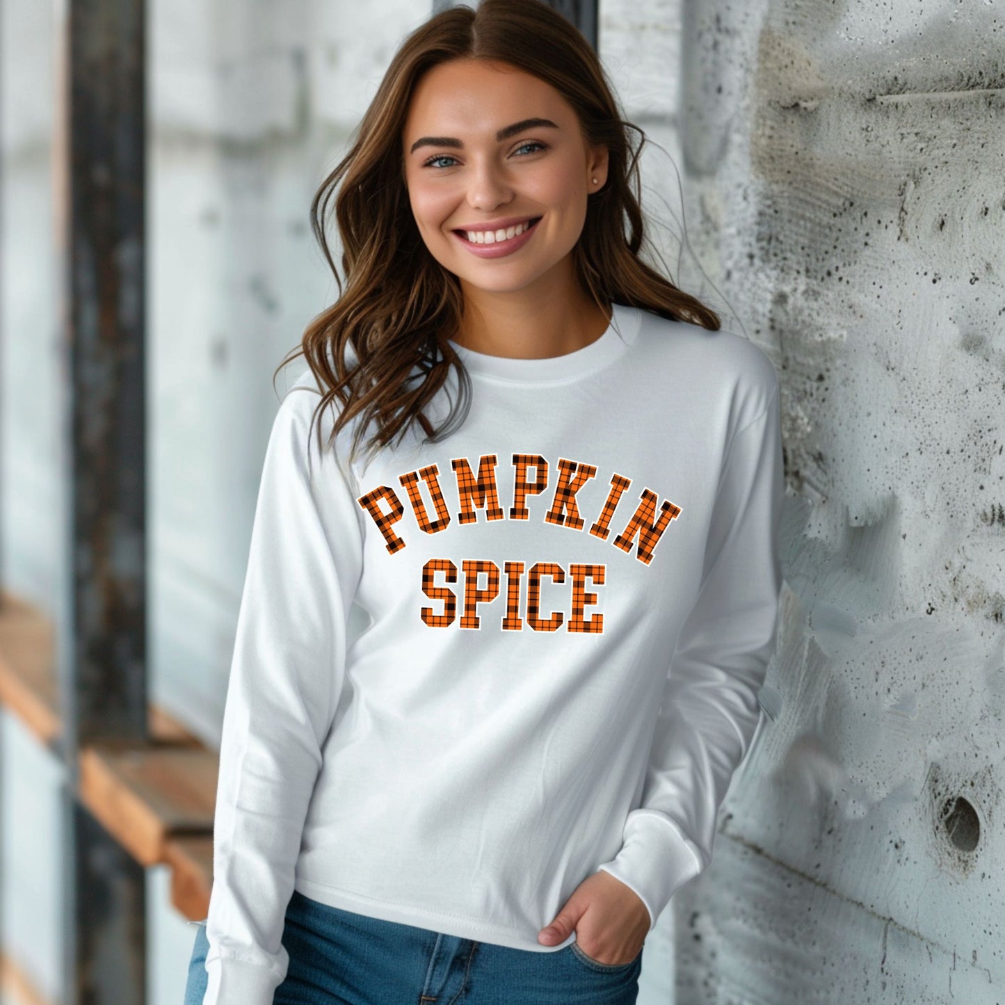 Pumpkin Spice T-Shirt Autumn Shirt For Pumpkin Spice Lover Fall Graphic Tshirt Long Sleeve Tee