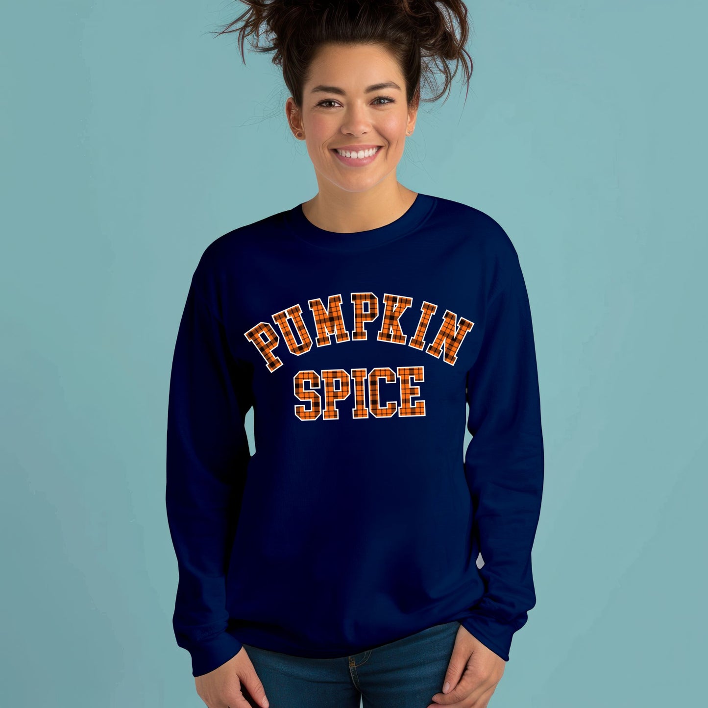 Pumpkin Spice T-Shirt Autumn Shirt For Pumpkin Spice Lover Fall Graphic Tshirt Long Sleeve Tee