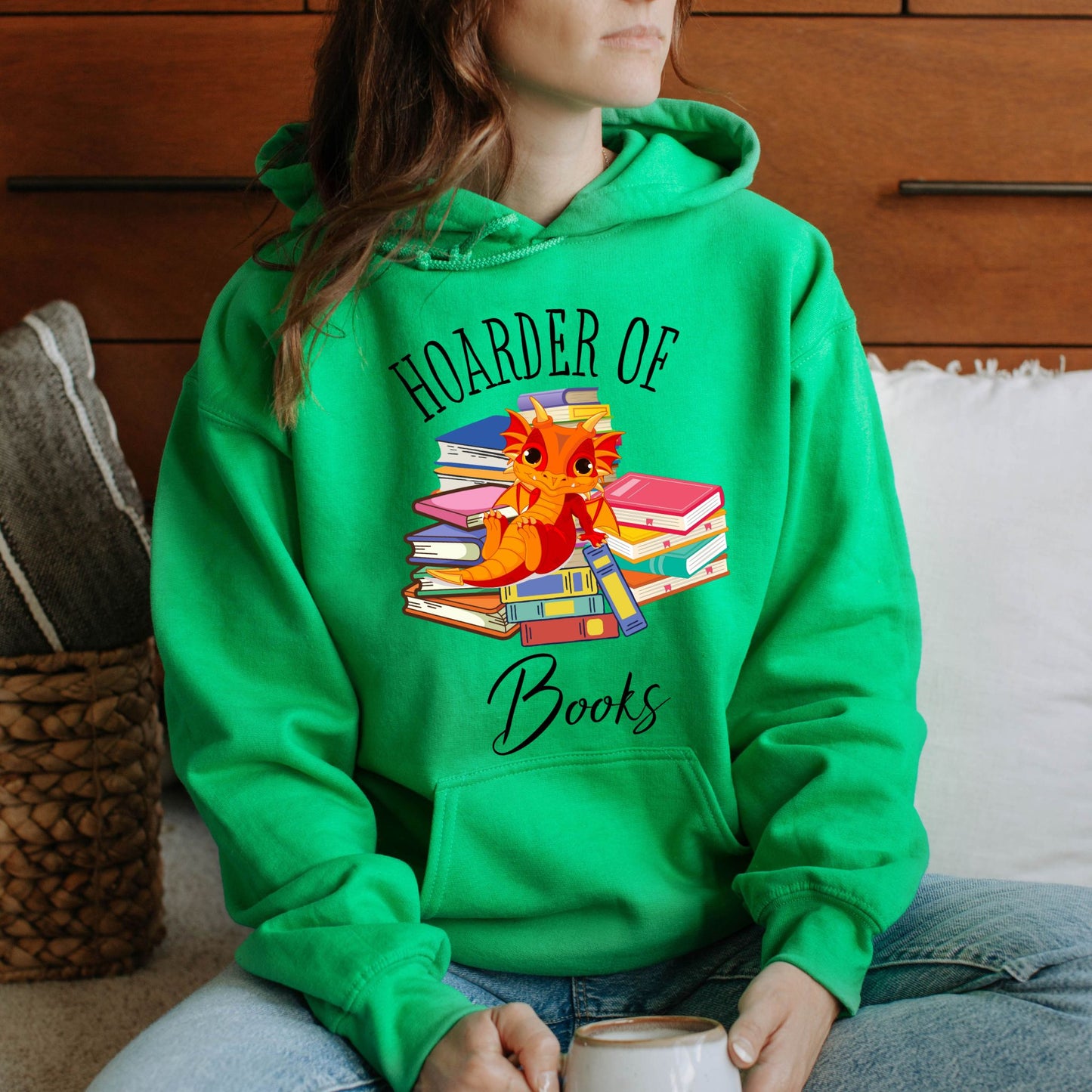 Hoarder of Books Hoodie Booklover Sweatshirt Gift For Bookworm Bibliophile Shirt Gift For Bibliophile Bookish Sweatshirt