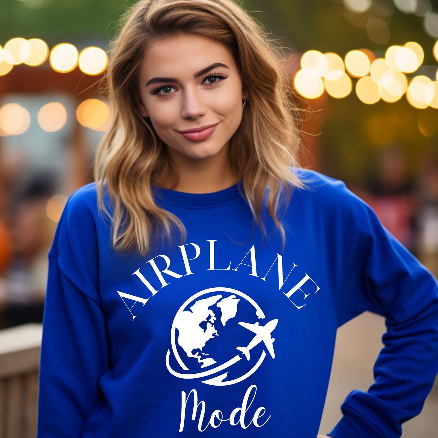 Airplane Mode Sweatshirt Travel Gifts Adventure Time Crewneck Vacation Shirt Travel Sweatshirt