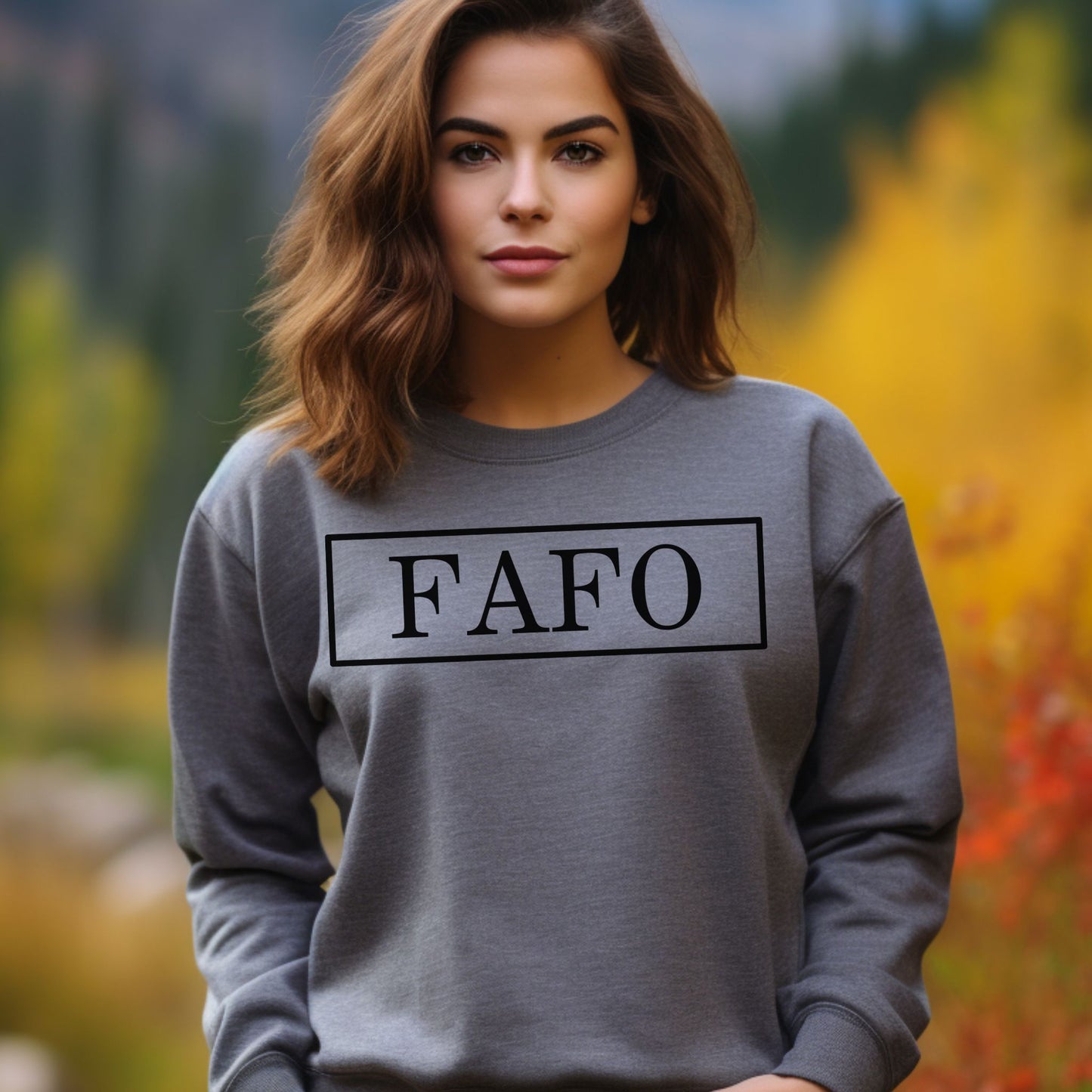 FAFO Sweatshirt Bold Graphic Statement Shirt
