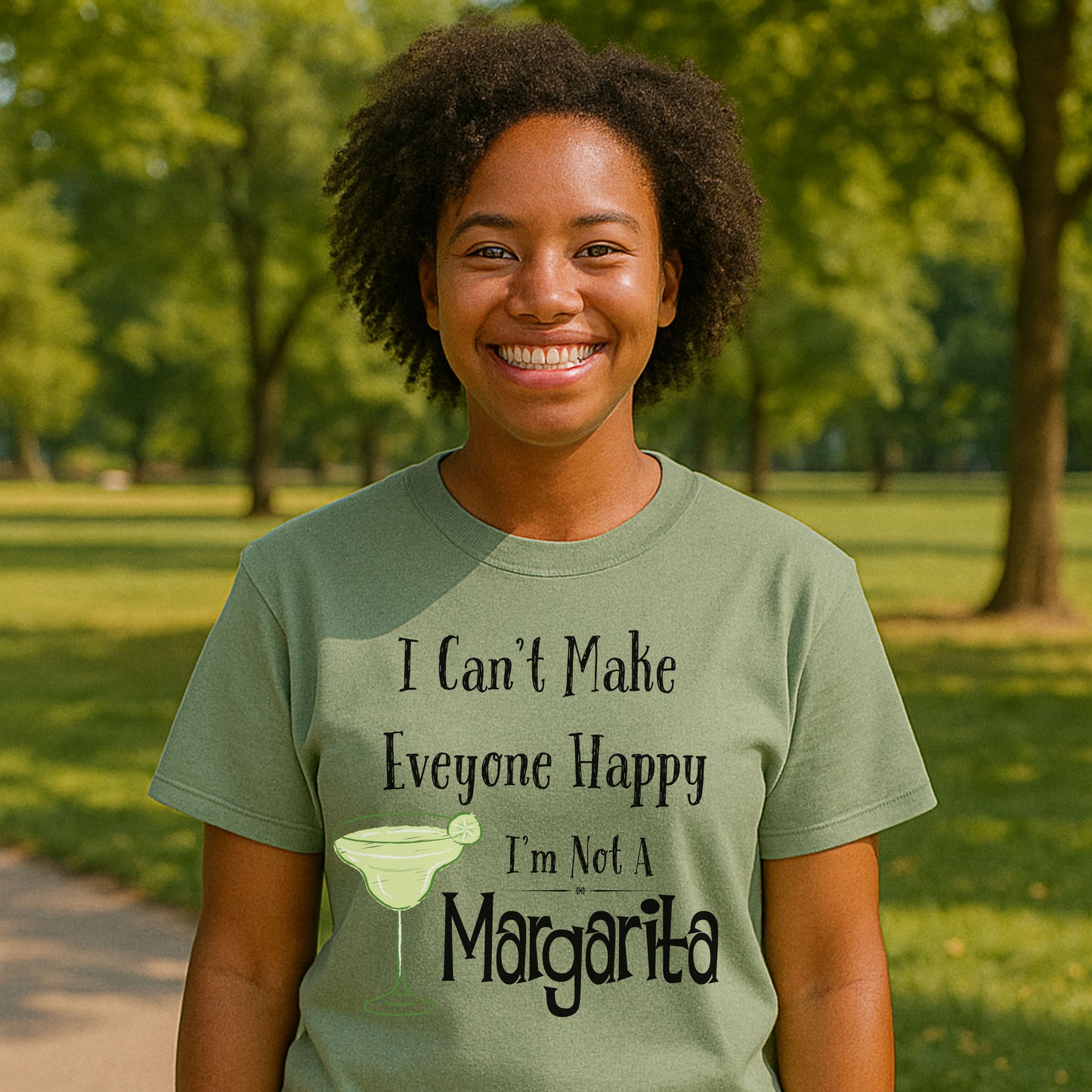 Funny Margarita T-Shirt, “I Can’t Make Everyone Happy” Tee, Playful Cocktail T-Shirt , Birthday Gift, Humor Tee, Unisex Shirt, Party Wear, Bar Lover's Gift