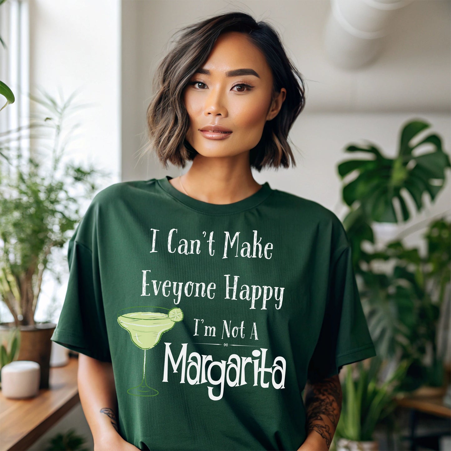 Funny Margarita T-Shirt, “I Can’t Make Everyone Happy” Tee, Playful Cocktail T-Shirt , Birthday Gift, Humor Tee, Unisex Shirt, Party Wear, Bar Lover's Gift