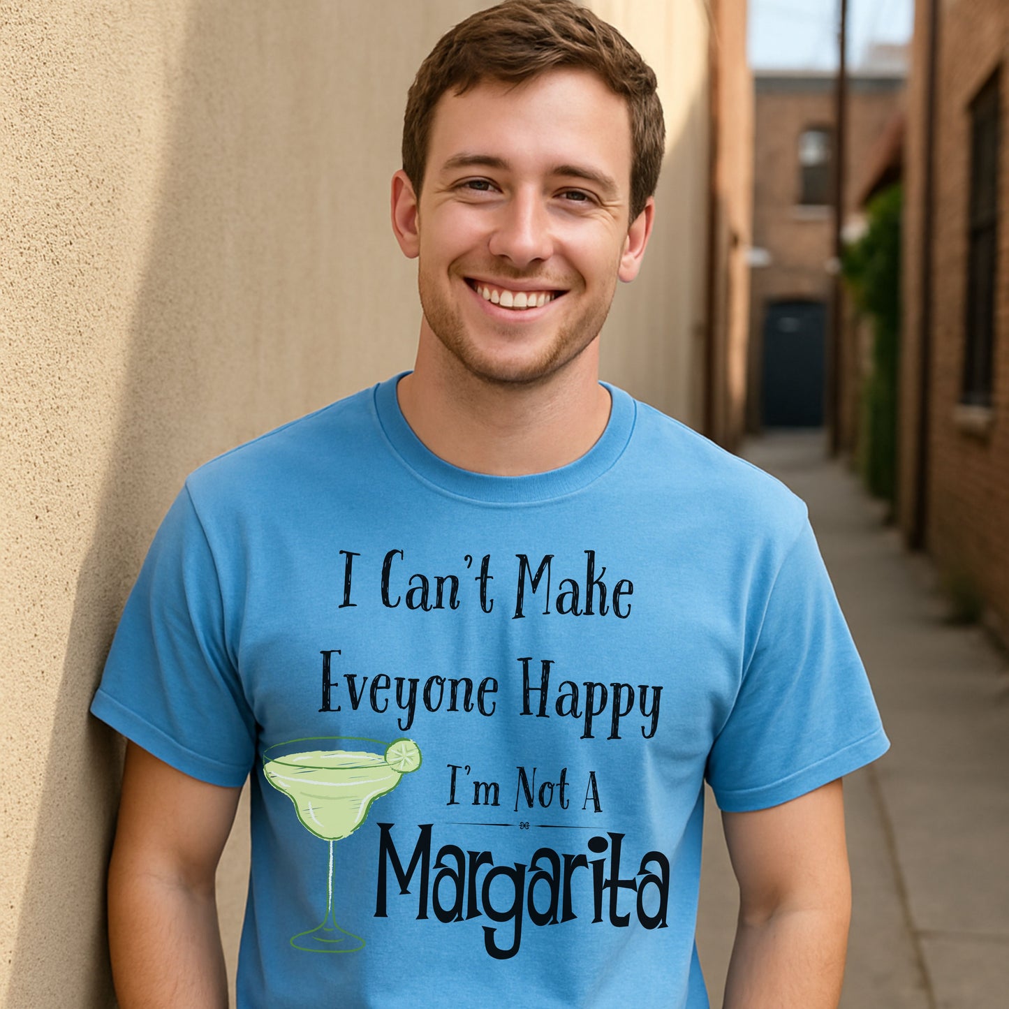Funny Margarita T-Shirt, “I Can’t Make Everyone Happy” Tee, Playful Cocktail T-Shirt , Birthday Gift, Humor Tee, Unisex Shirt, Party Wear, Bar Lover's Gift