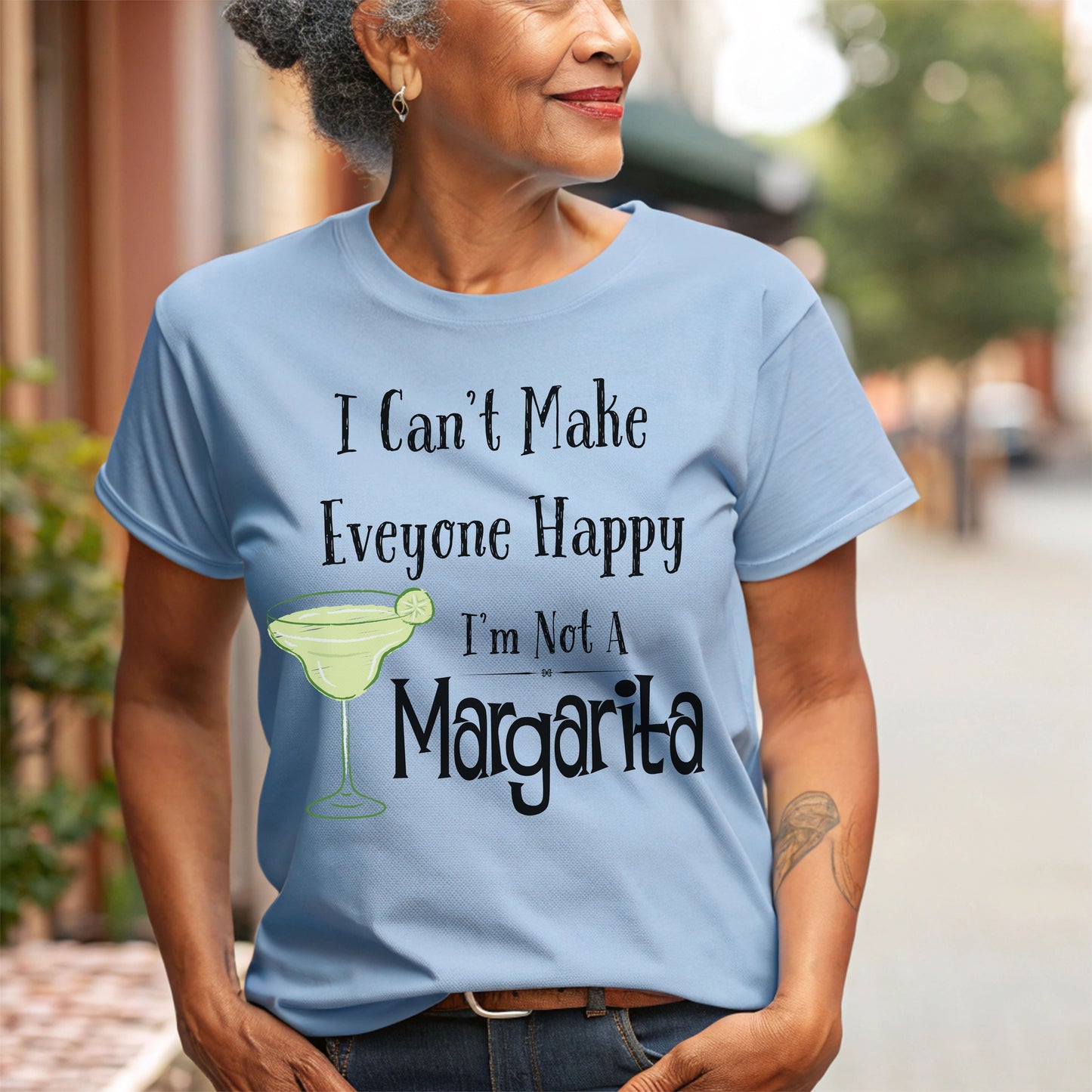 Funny Margarita T-Shirt, “I Can’t Make Everyone Happy” Tee, Playful Cocktail T-Shirt , Birthday Gift, Humor Tee, Unisex Shirt, Party Wear, Bar Lover's Gift