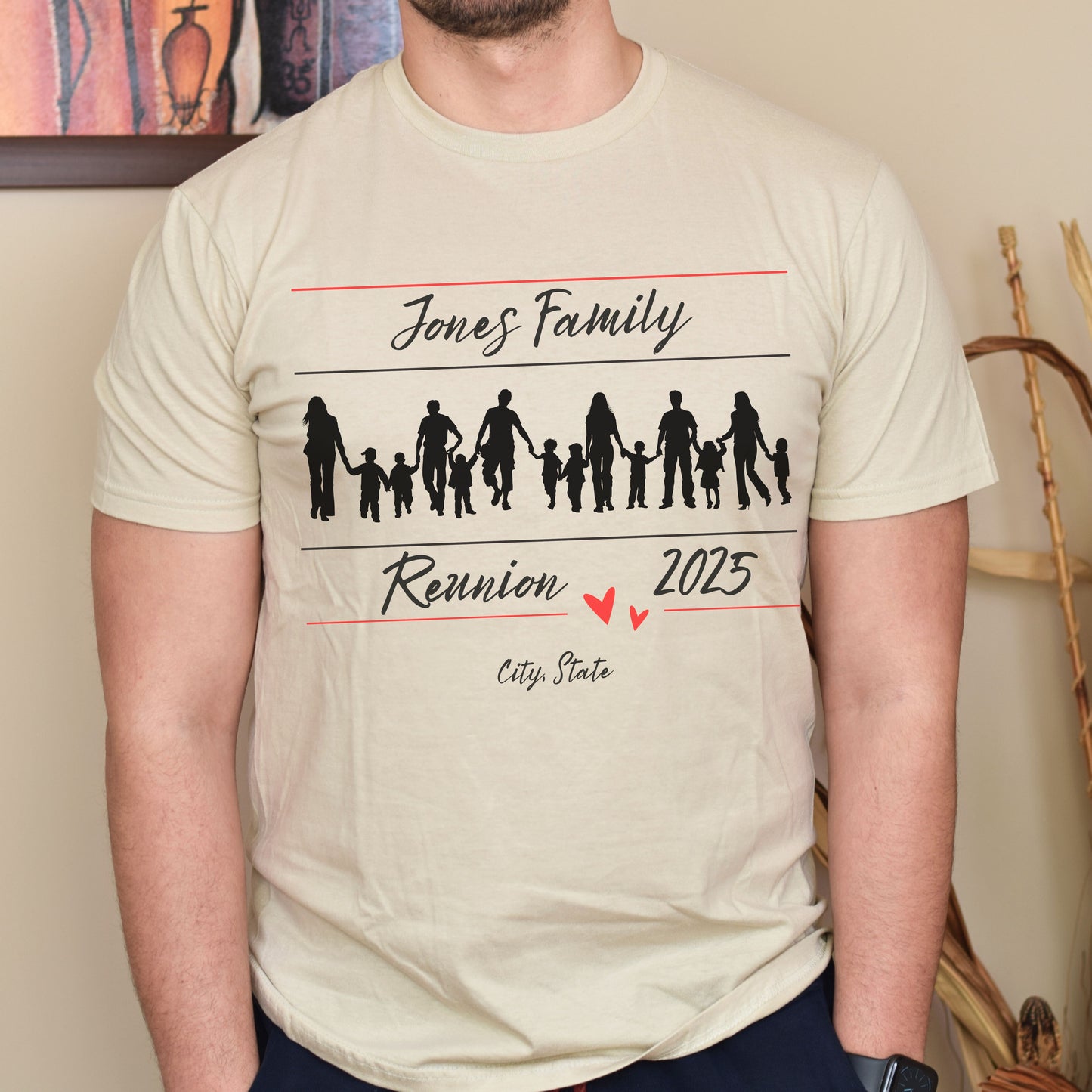 Family Reunion T-Shirt | Customizable Unisex Tee | Perfect for Gatherings, Celebrations, Family Events, Gifts