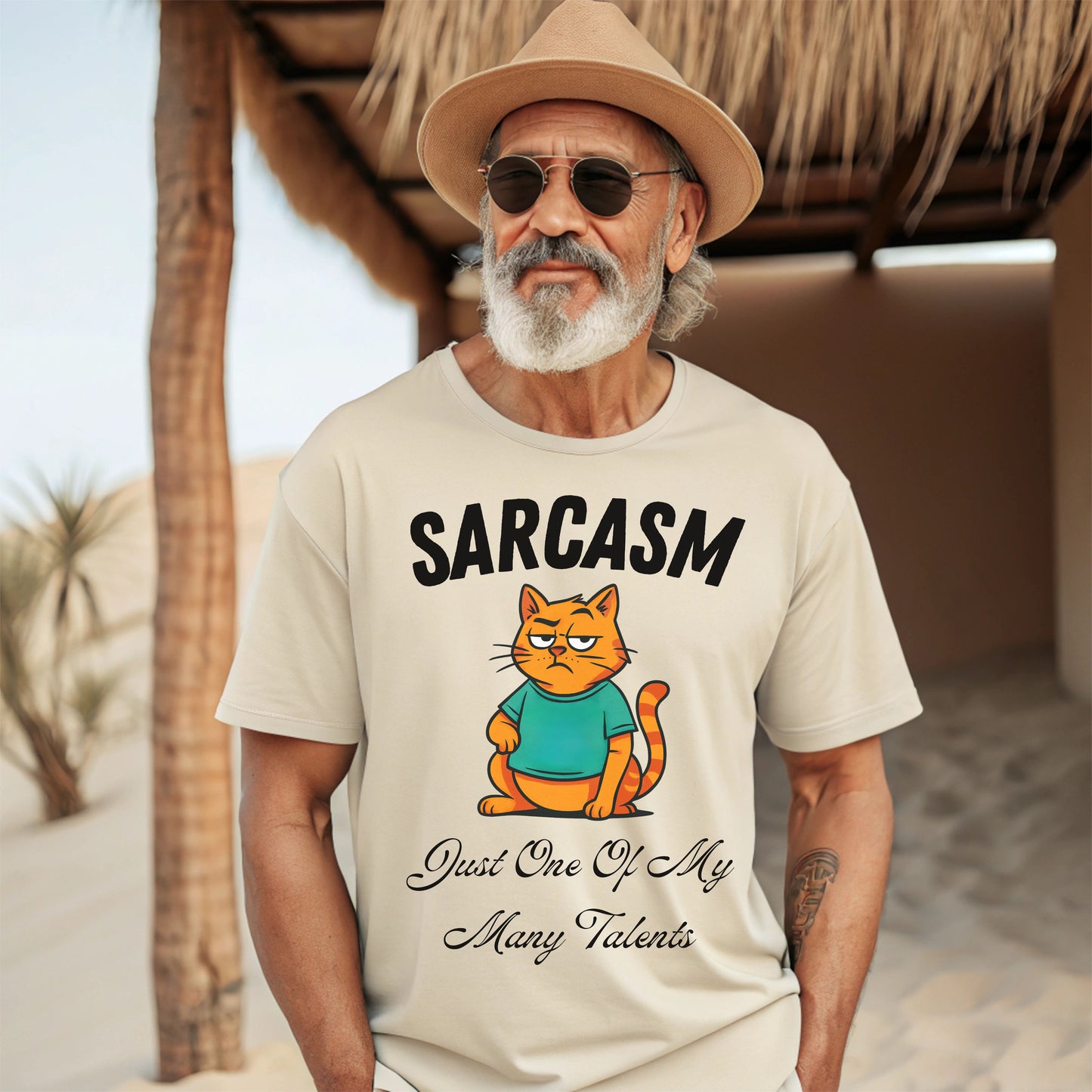 Sarcastic Cat T-Shirt – Funny Graphic Tee for Women, Snarky Humor Shirt, Casual Gift for Cat Lovers
