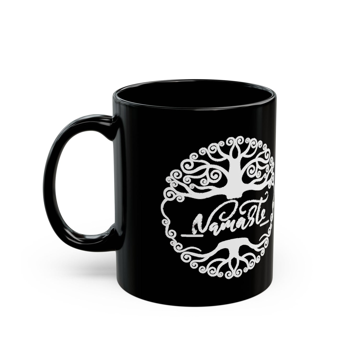 Namaste Tree of Life Mug – Yoga & Mindfulness Coffee Cup | Zen Spiritual Gift