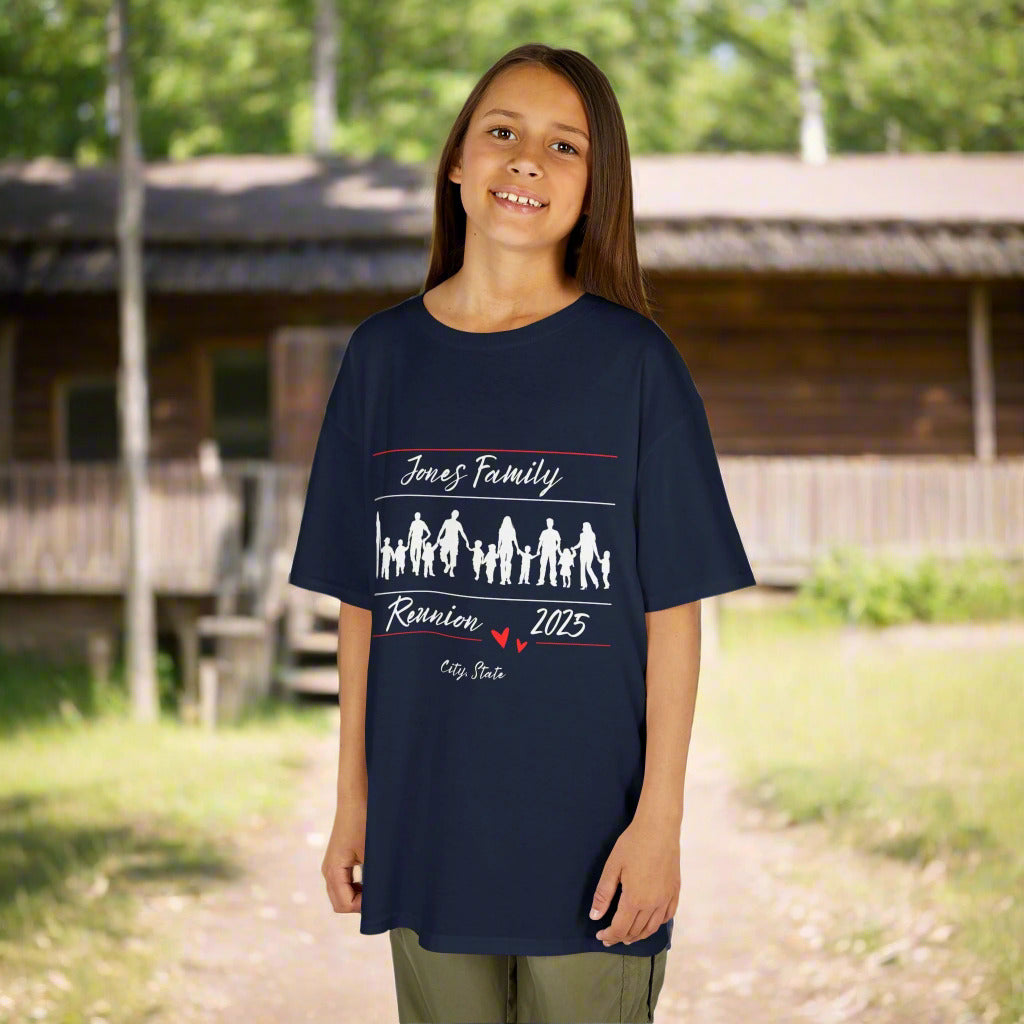 Kids Tee Family Reunion T-Shirt | Customizable Unisex Tee | Perfect for Gatherings, Celebrations, Family Events, Gifts