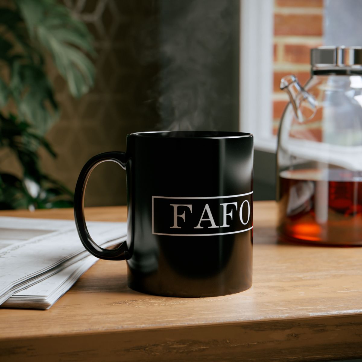 FAFO Mug – Bold Statement Coffee Mug with FAFO Graphic Stylish Quote Ceramic Mug - Perfect Gift for Coffee Lovers, Office Decor, Motivational Drinkware