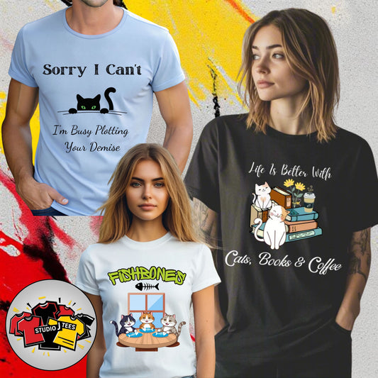 Purr-sonality in Every Stitch: Why Funny & Cute Cat T-Shirts Are the Ultimate Wardrobe Win
