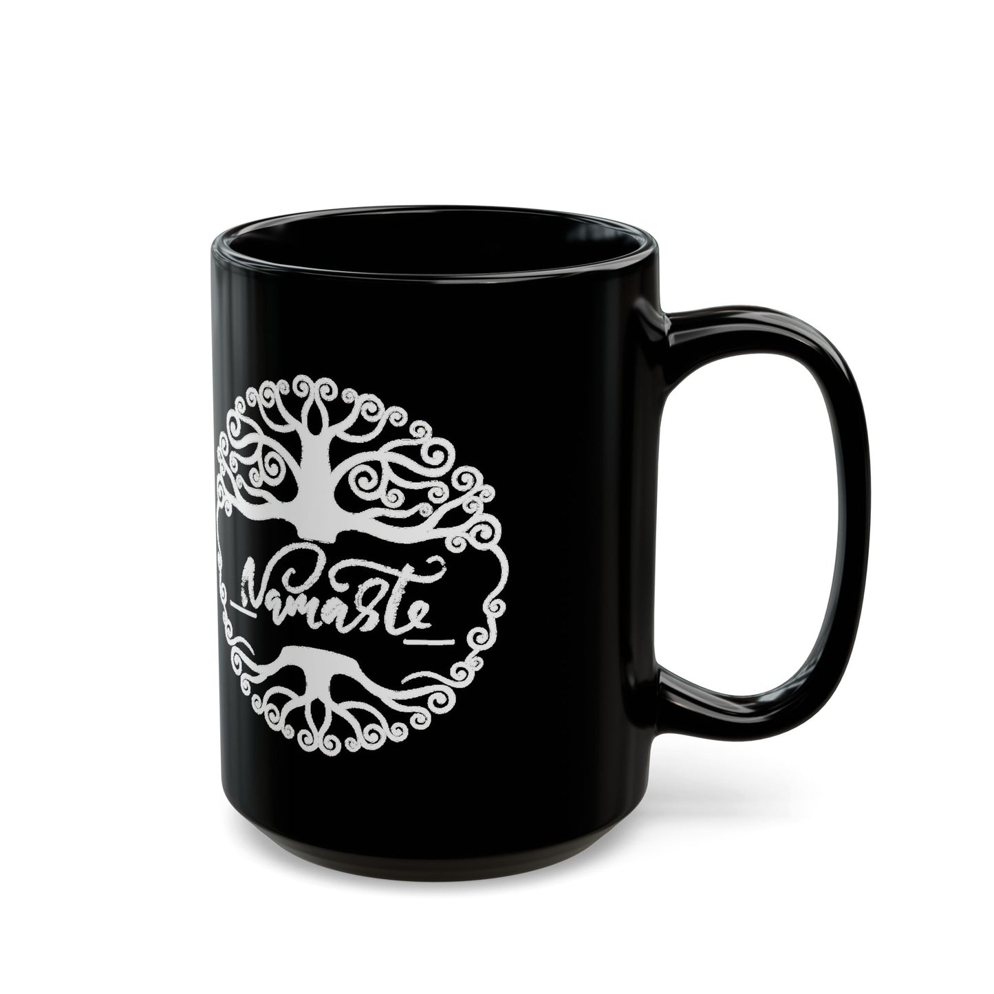 Namaste Tree of Life Mug – Yoga & Mindfulness Coffee Cup | Zen Spiritual Gift
