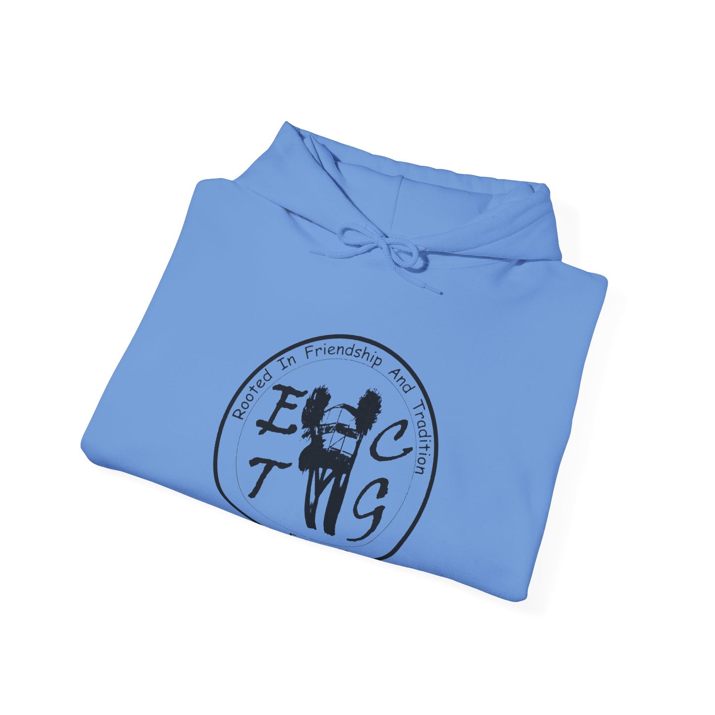 Black Outline ECTG Logo Hooded Sweatshirt