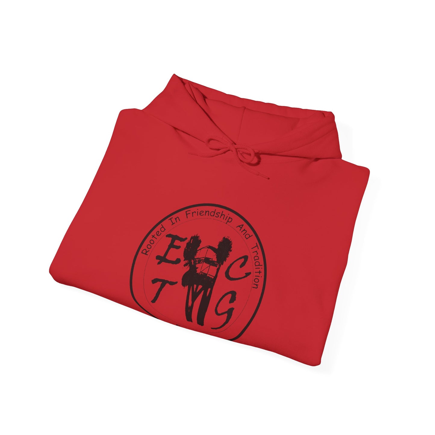 Black Outline ECTG Logo Hooded Sweatshirt