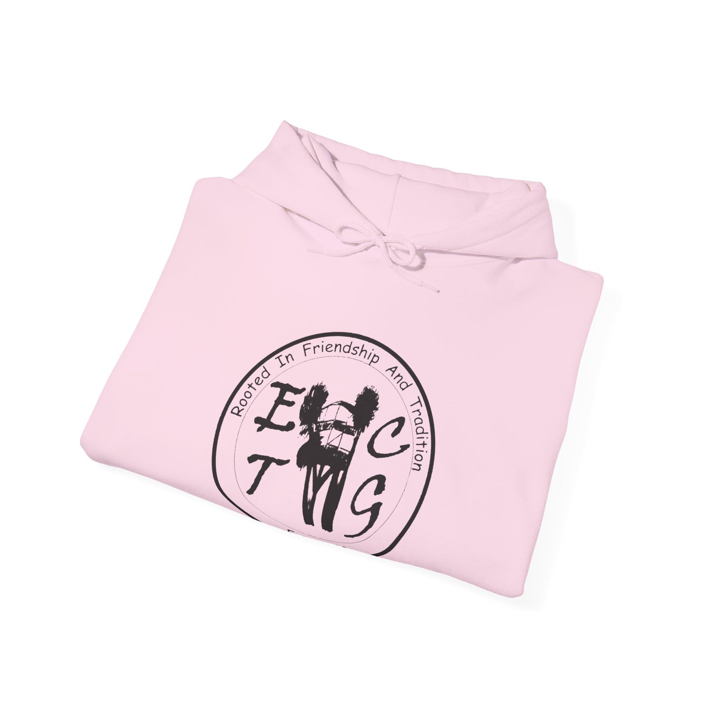Black Outline ECTG Logo Hooded Sweatshirt