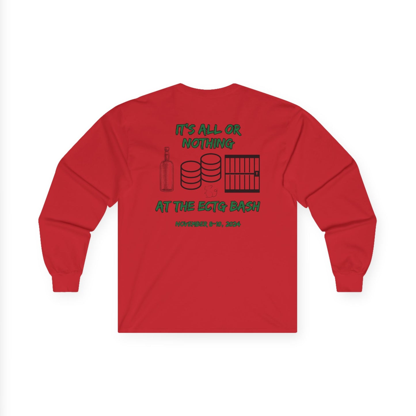 2024 November Official Bash Long Sleeve Tee  (Dark Text)