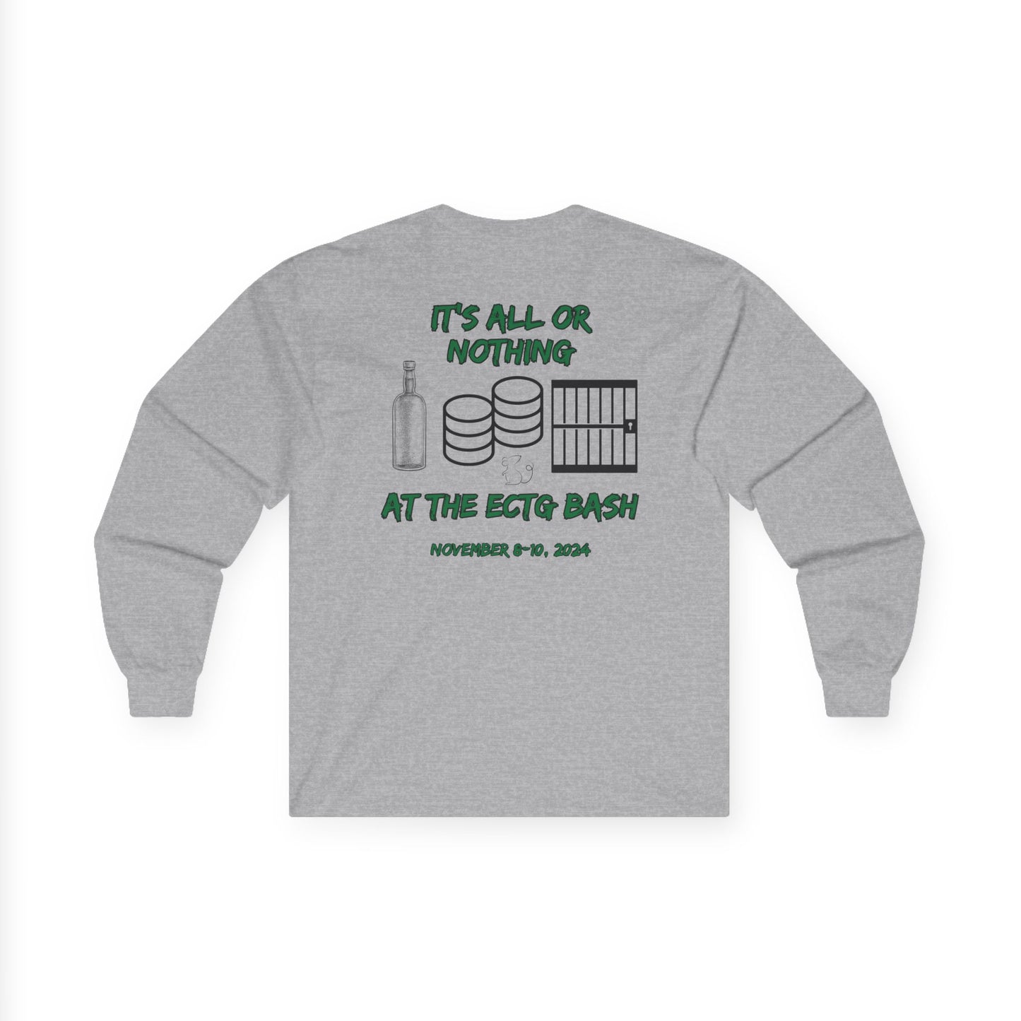 2024 November Official Bash Long Sleeve Tee  (Dark Text)