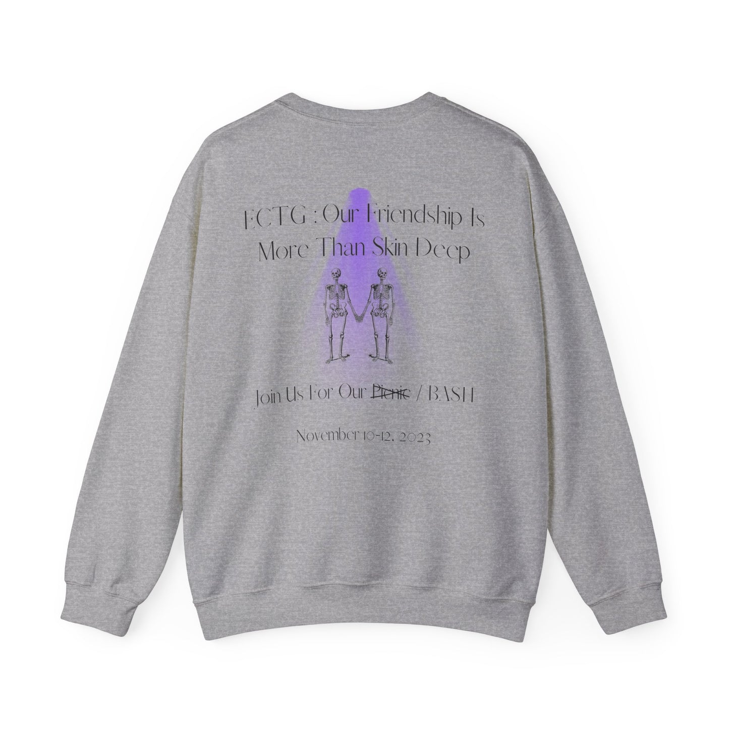 2023 November Official Bash (Black Text)  Crewneck Sweatshirt