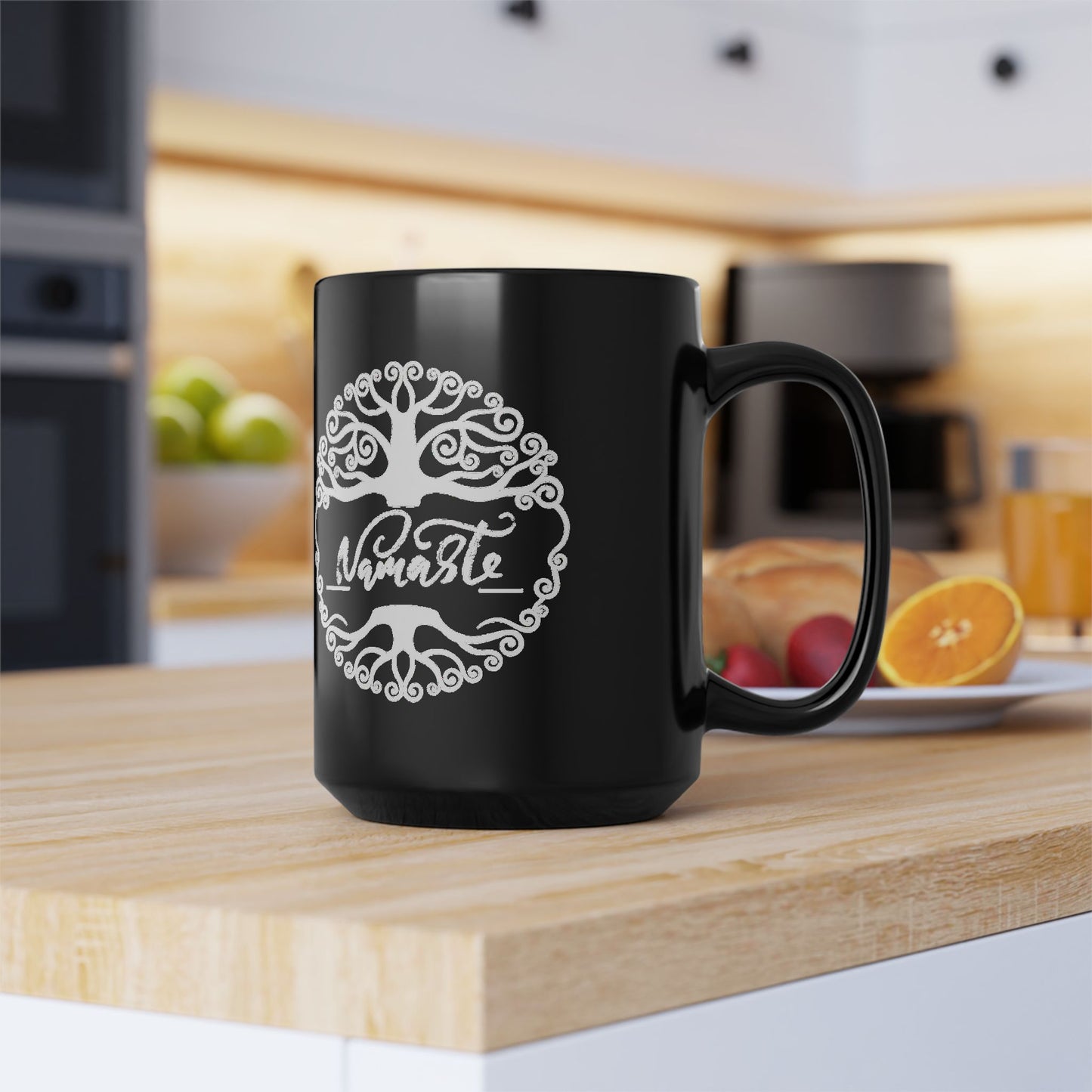 Namaste Tree of Life Mug – Yoga & Mindfulness Coffee Cup | Zen Spiritual Gift