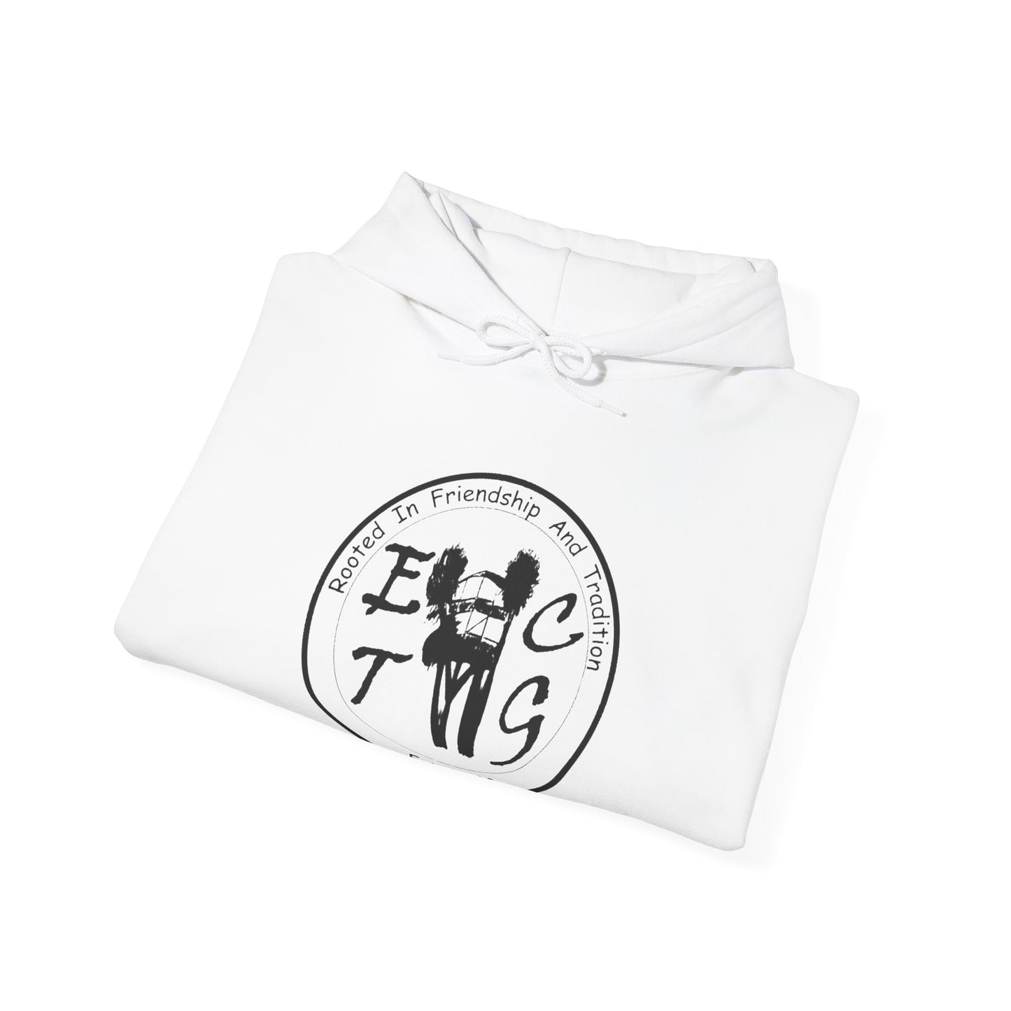 Black Outline ECTG Logo Hooded Sweatshirt