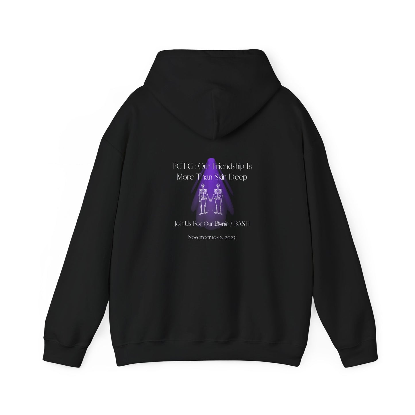 2023 November Bash  Light text Hooded Sweatshirt