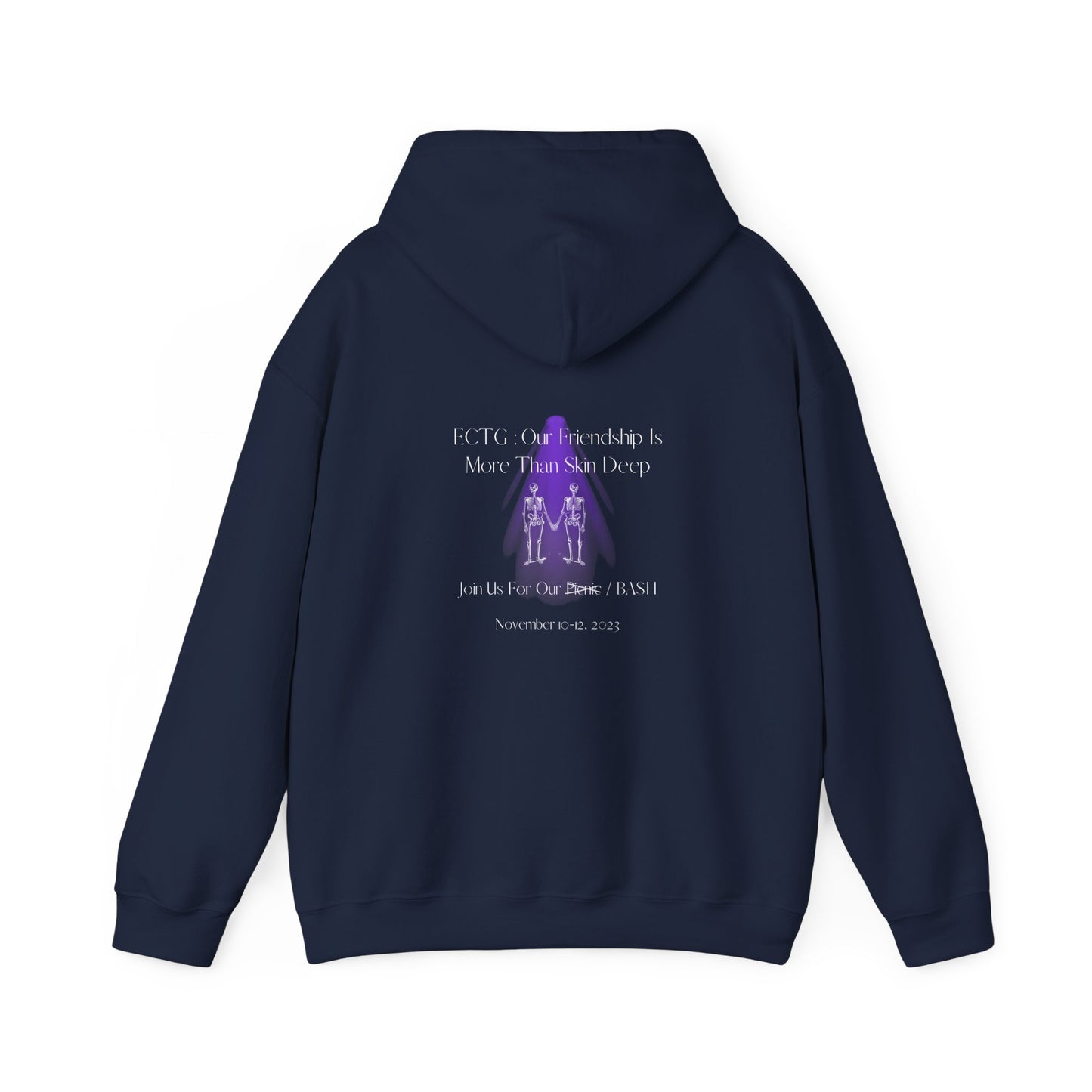 2023 November Bash  Light text Hooded Sweatshirt
