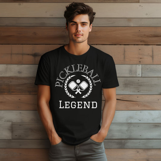 Pickleball Legend T-Shirt – Funny Pickleball Paddle & Ball Graphic Tee