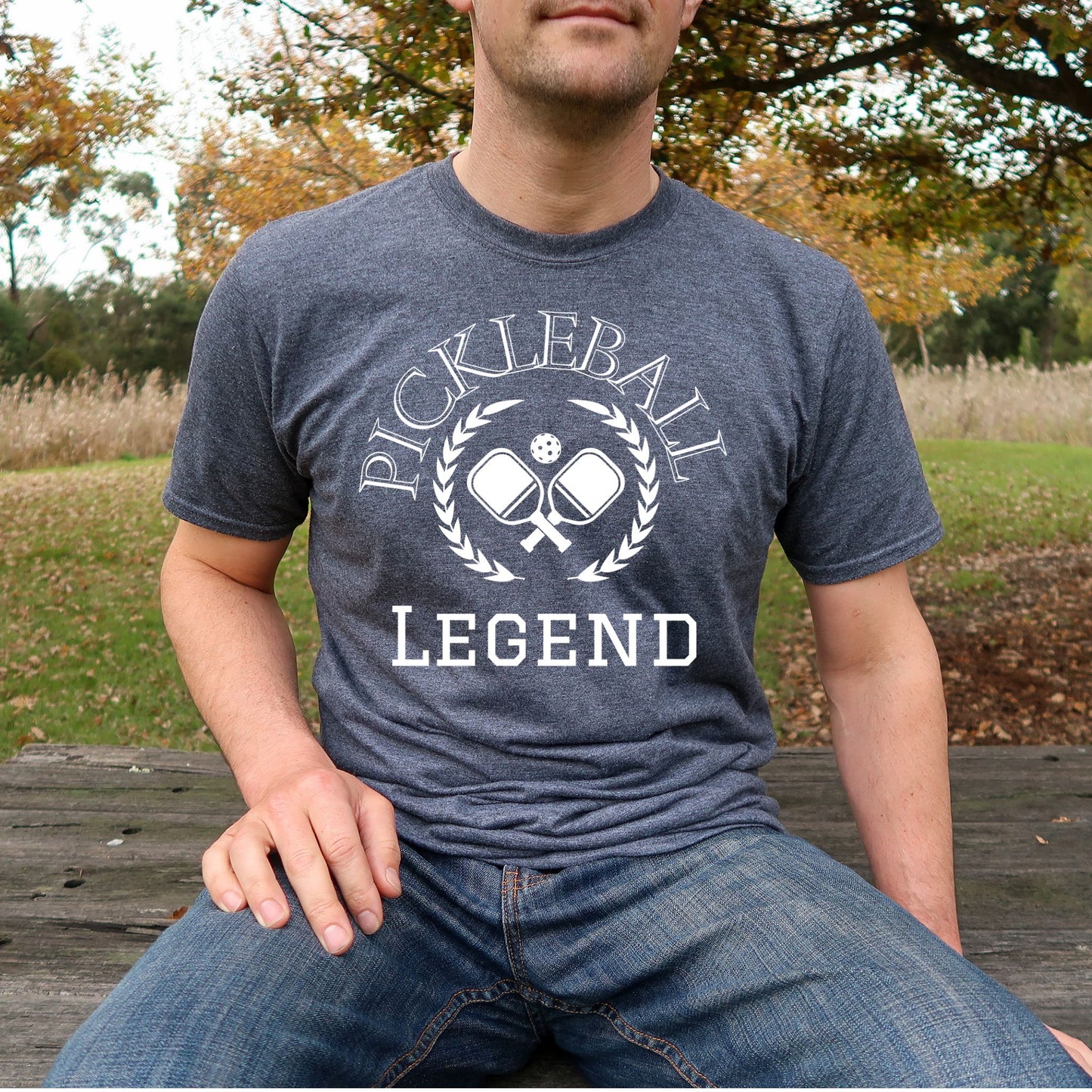 Pickleball Legend T-Shirt – Funny Pickleball Paddle & Ball Graphic Tee