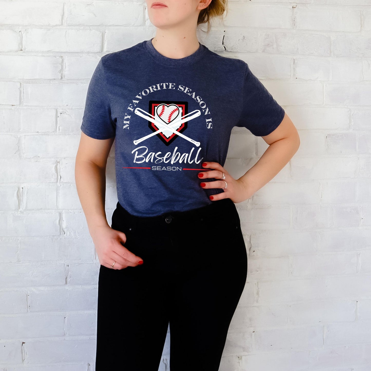 Baseball Shirt Baseball Fan Gift For Baseball Lover Favorite Season Baseball TShirt Sports Fan