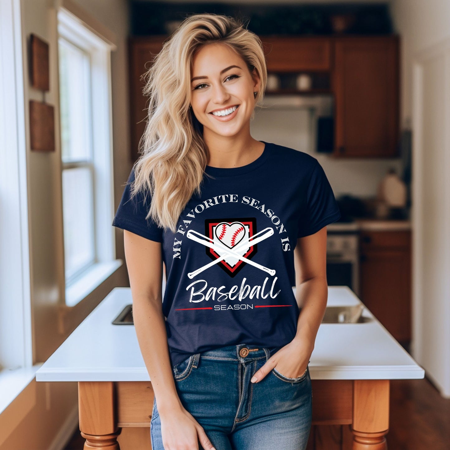 Baseball Shirt Baseball Fan Gift For Baseball Lover Favorite Season Baseball TShirt Sports Fan