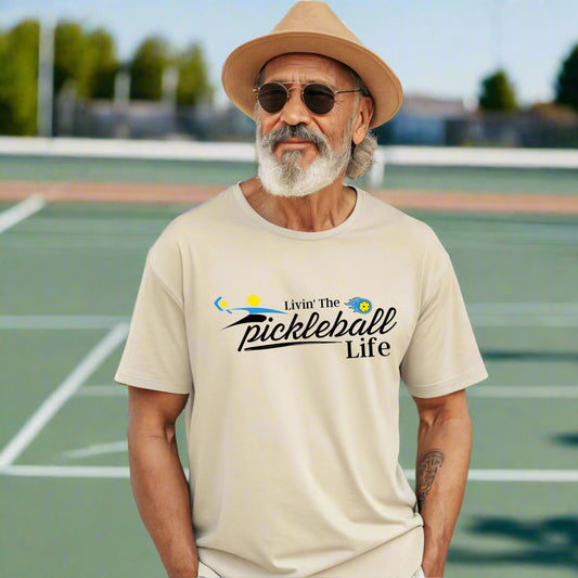 Livin' the Pickleball Life T-Shirt Fun Pickleball Graphic Tee Pickleball Gift Pickleball Life Shirt Pickleball Player Shirt