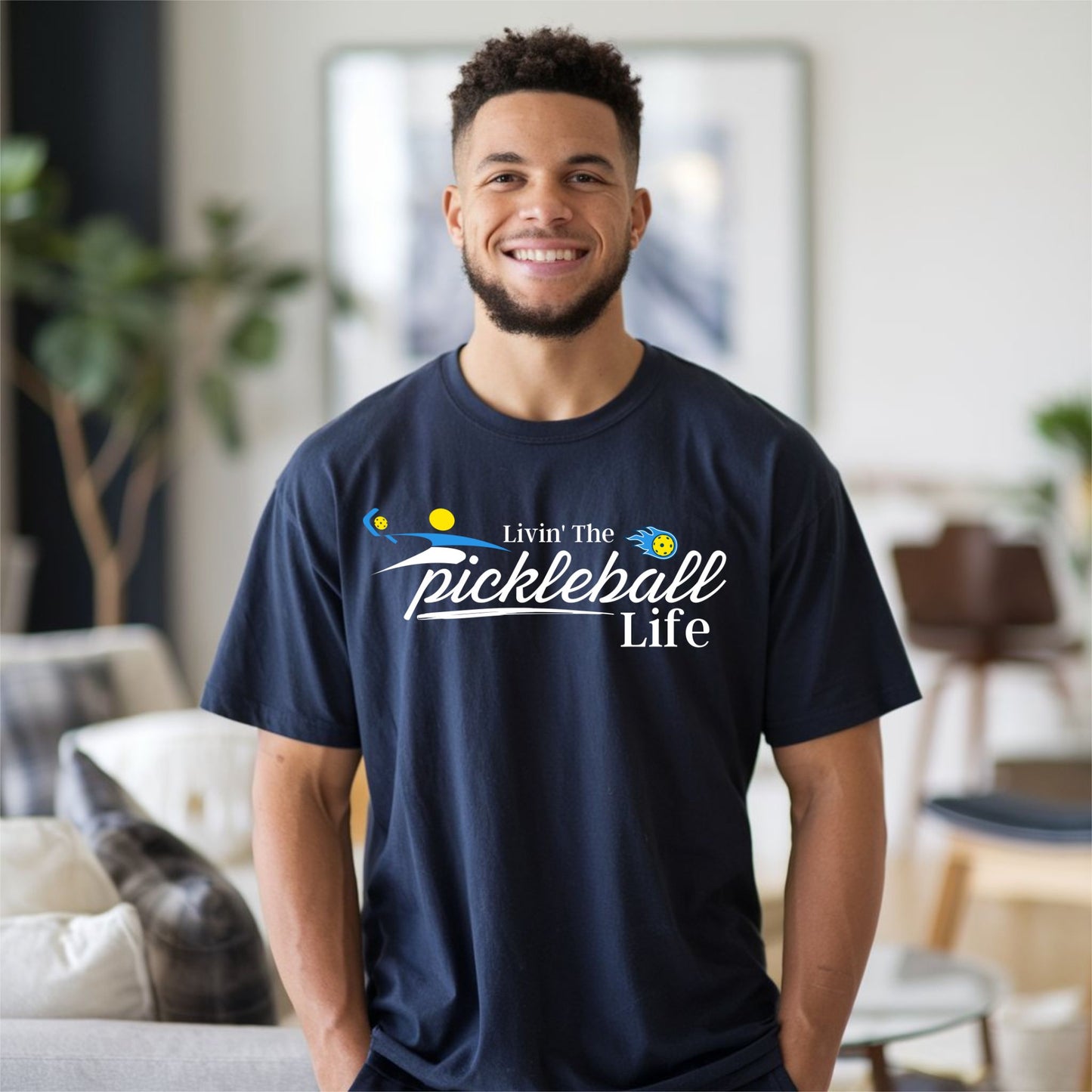 Livin' the Pickleball Life T-Shirt Fun Pickleball Graphic Tee Pickleball Gift Pickleball Life Shirt Pickleball Player Shirt