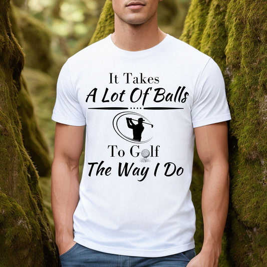 Funny Golfing Shirt Gift For Golfer Hilarious Shirt Humorous Golfer Gift Tee Golfing Dad Shirt Amusing Shirt