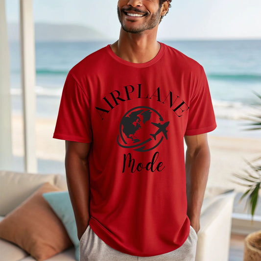 Airplane Mode TShirt Travel Gifts Adventure Time Tee Vacation Shirt Travel Tee