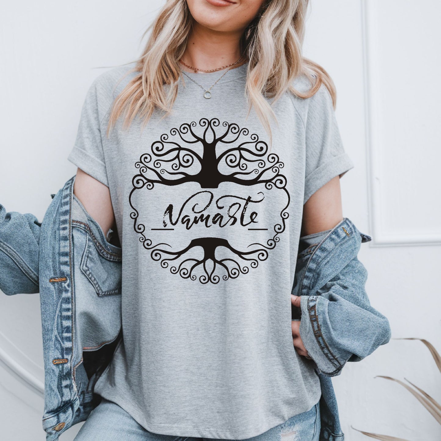 Namaste Shirt Tree Of Life Shirt Meditation Gift Yoga Shirt Meditation Shirt Yoga Gift