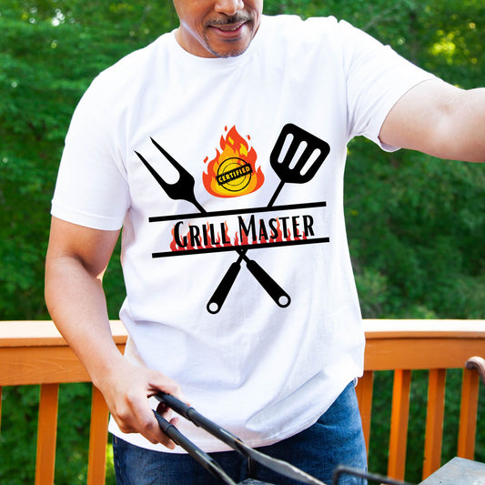Grill Master Shirt Gift For Men Dad Shirt Grilling T-Shirt  BBQ Tee Fathers Day Gift