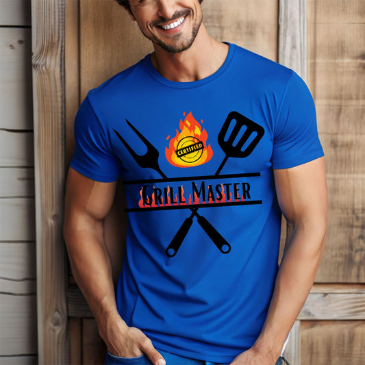 Grill Master Shirt Gift For Men Dad Shirt Grilling T-Shirt  BBQ Tee Fathers Day Gift