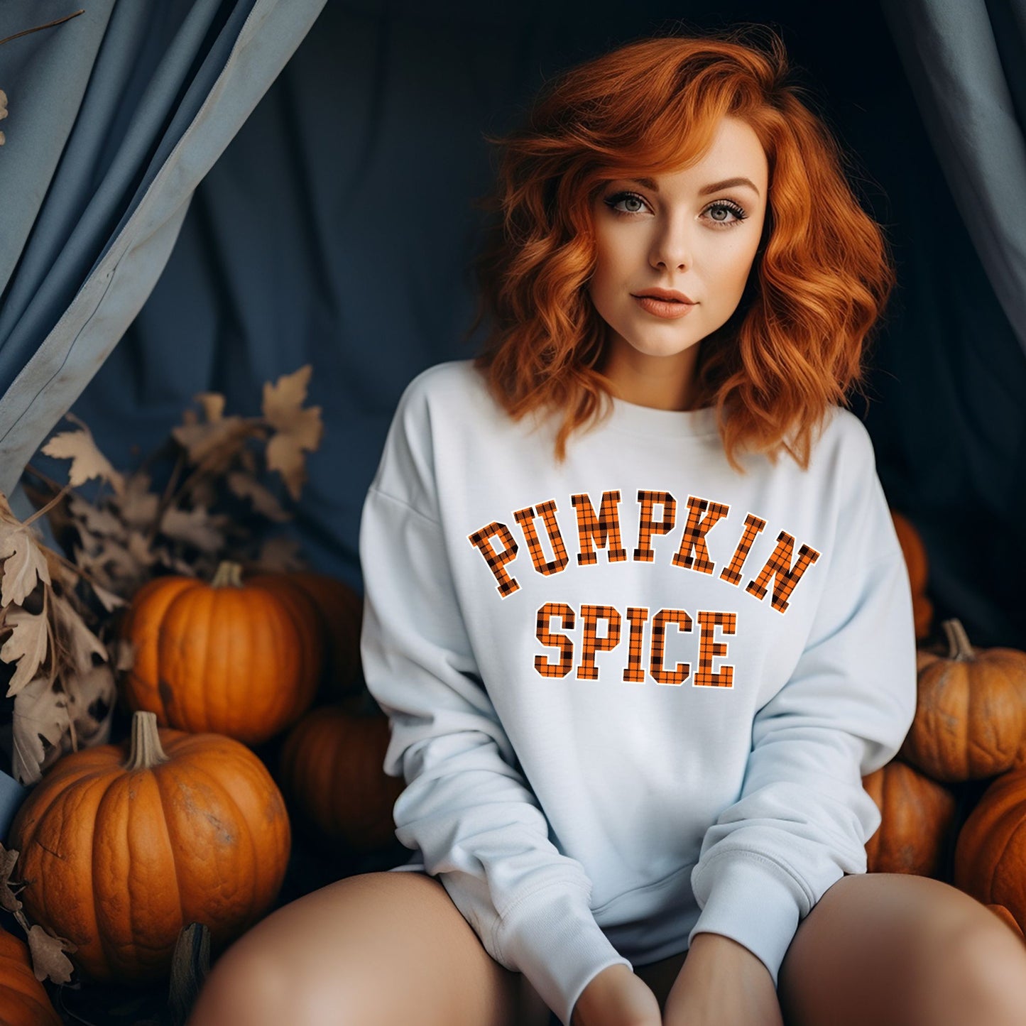Pumpkin Spice Sweatshirt Autumn Shirt For Pumpkin Spice Lover Fall Graphic Sweatshirt
